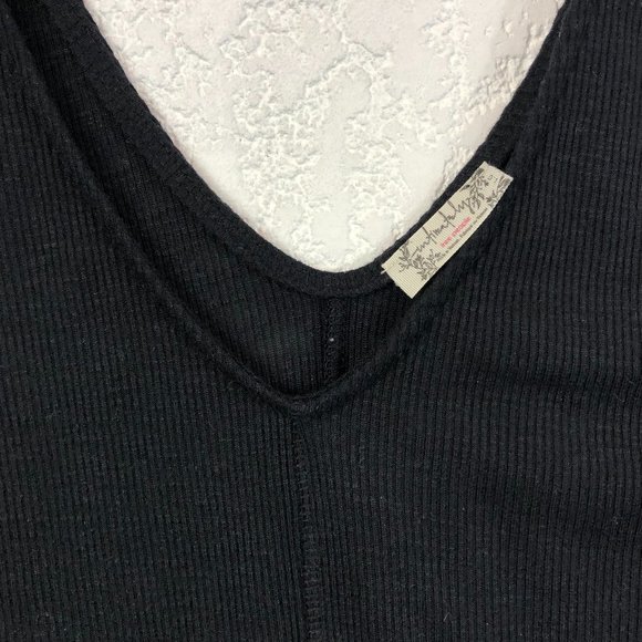 Intimately Free People Black Cropped Tank Top - Picture 2 of 5